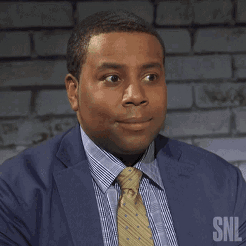Saturday Night Live Kenan Thompson Sudden Realization GIF
