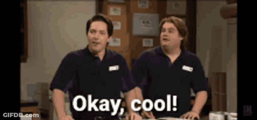 Saturday Night Live Okay Cool Cool Cool GIF