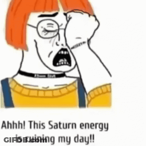 Saturn And Astrology Meme GIF
