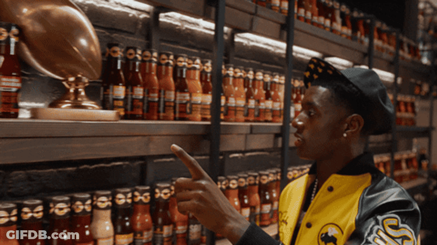 Sauce Gardner Choosing Sauce On Shelves GIF