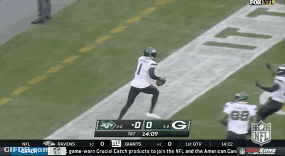 Sauce Gardner Touchdown Celebration GIF