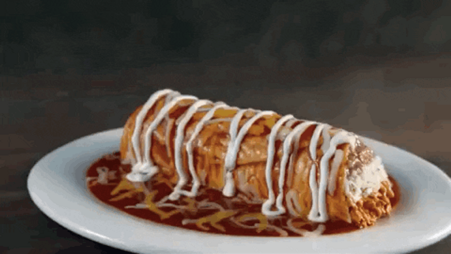 Saucy Spicy Burrito Food GIF