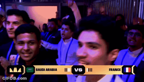 Saudi Arabia And France Are Playing A Game GIF