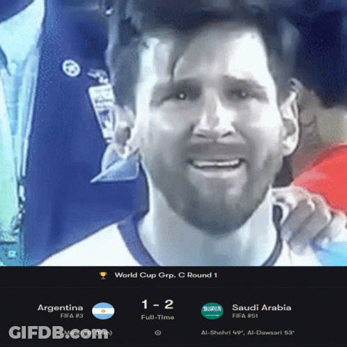 Saudi Arabia Vs Argentina Soccer Game GIF