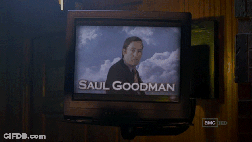 Saul Goodman In Classic Old Television GIF