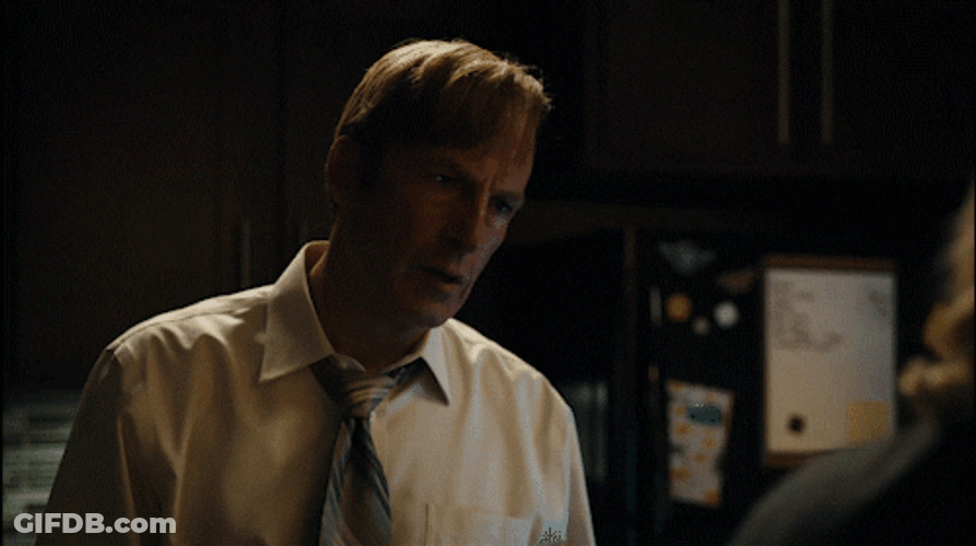 Saul Goodman Tired Taking Deep Breath GIF