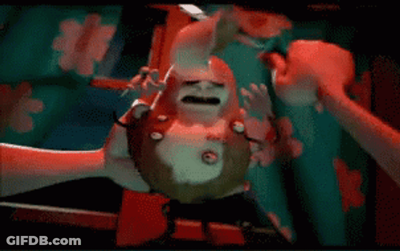 Sausage Party Potato Getting Peeled GIF