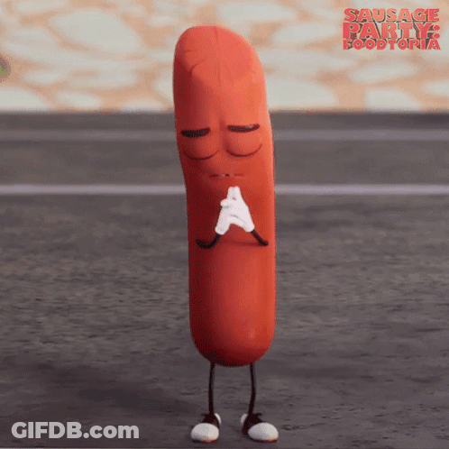 Sausage Party Saying The War GIF