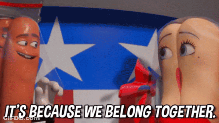 Sausage Party We Belong Together GIF