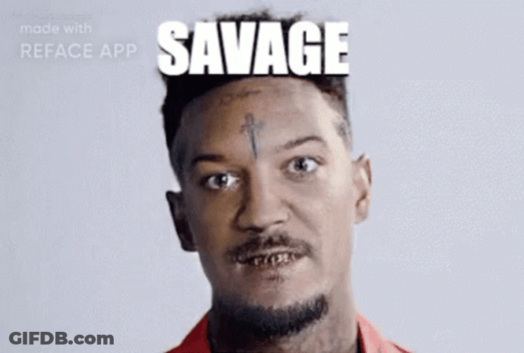 Savage British Rapper GIF