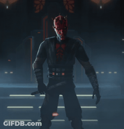 Savage Darth Maul Lightsaber GIF