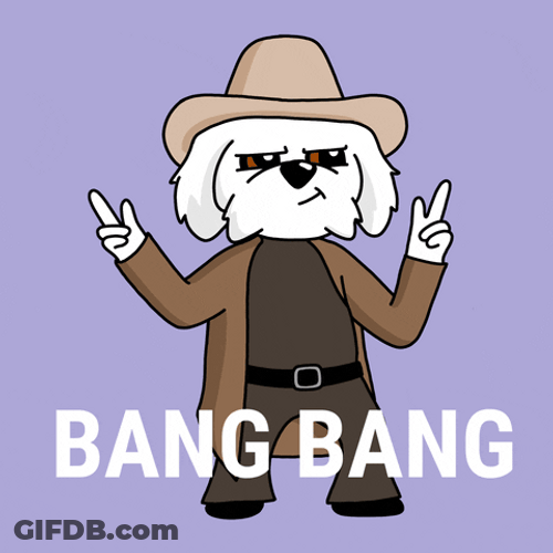 Savage Dog Bang Bang GIF