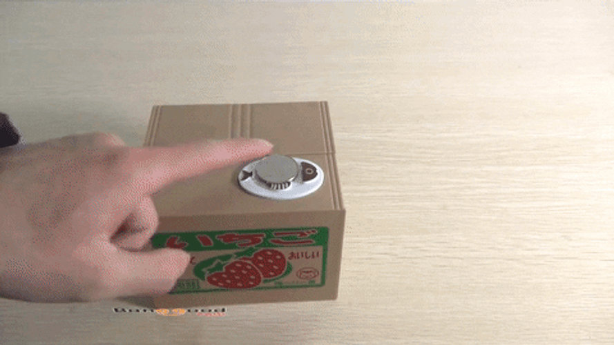 Save Money Modern Portable Bank GIF