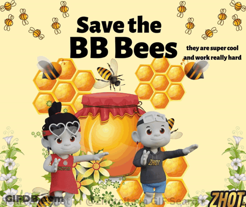 Save The Bees Poster GIF
