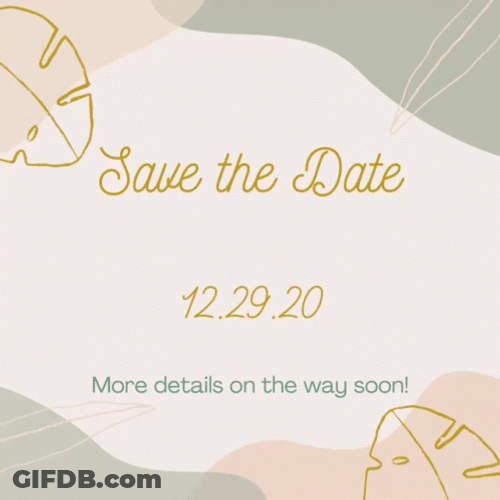 Save The Date Circle Mark GIF