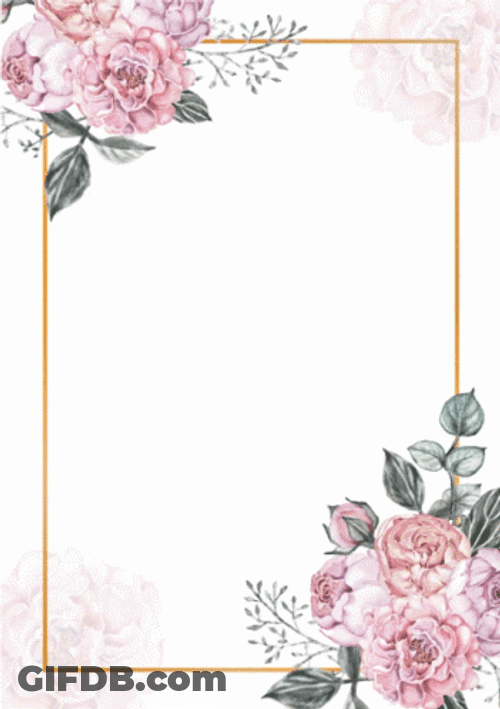 Save The Date Gold Rings GIF