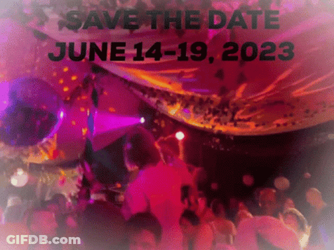 Save The Date June Event GIF