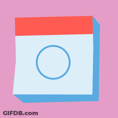 Save The Date On The Calendar GIF