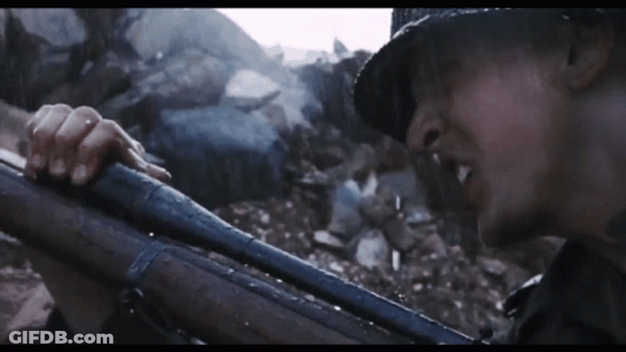 Saving Private Ryan Aiming The Target GIF