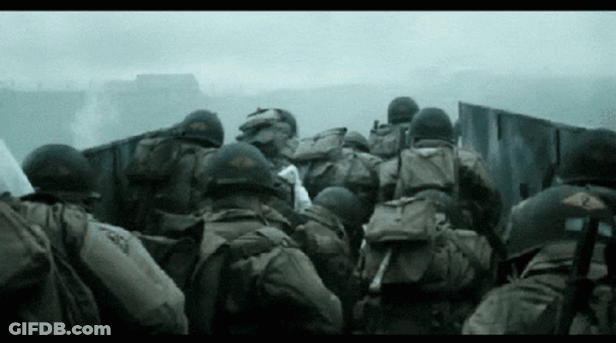 Saving Private Ryan Bomb Explosion GIF