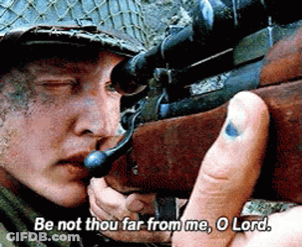Saving Private Ryan Sniper Target GIF