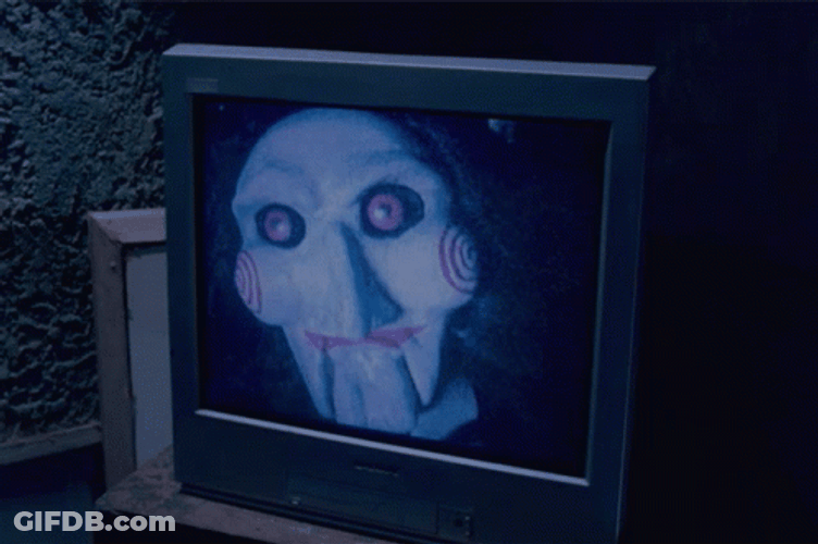 Saw Jigsaw Killer Scary Face GIF