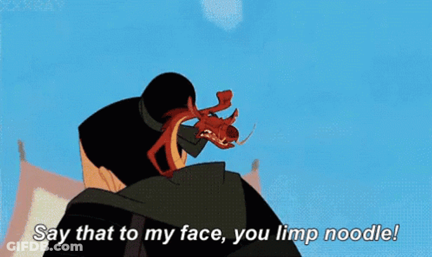 Say It To My Face Angry Little Dragon GIF