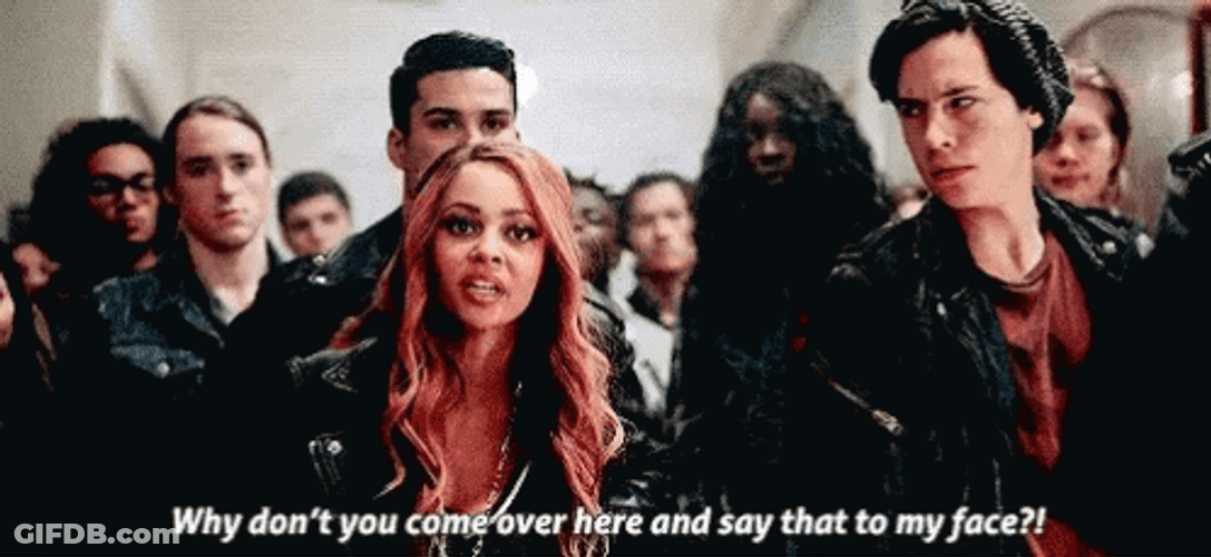 Say It To My Face Brave Woman GIF