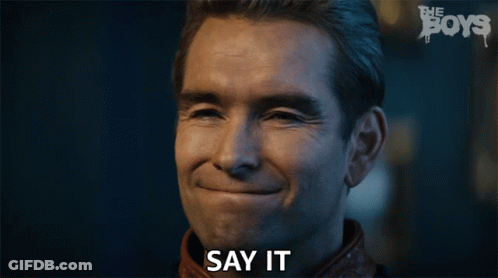 Say It Words On Man's Face GIF