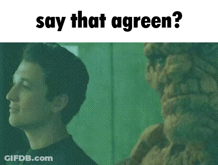 Say That Again Green GIF