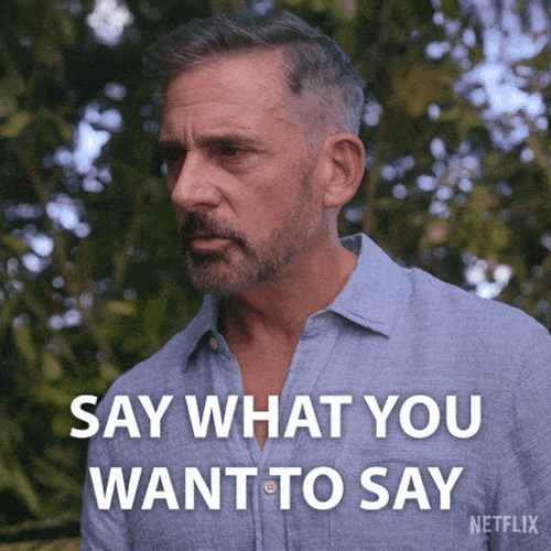 Say What You Want To Say Nick GIF