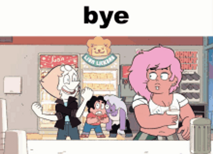 Saying Bye To The Steven Universe Gang GIF