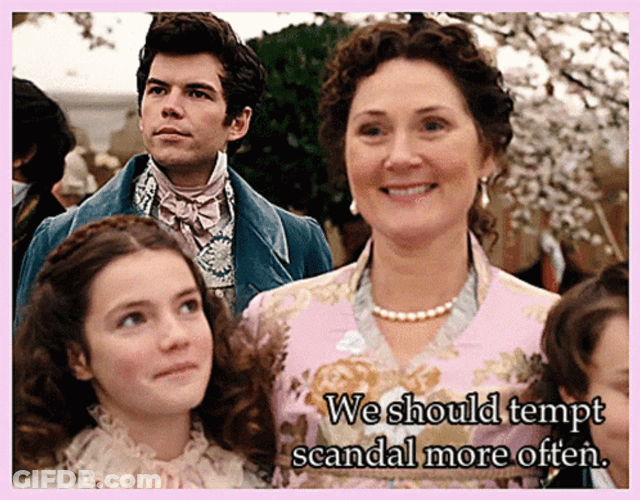 Scandal Bridgerton Family GIF