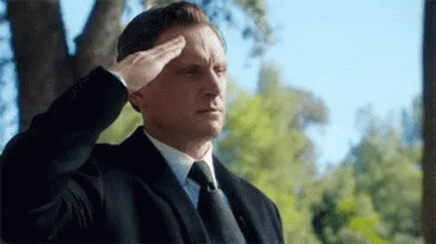 Scandal Tony Goldwyn Salute GIF