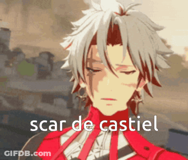 Scar De Castiel Is Written On The Face Of A Man GIF