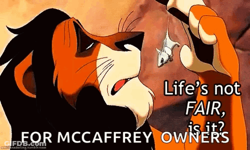 Scar From The Lion King Is Holding A Fish And Says Life 'S Not Fair GIF