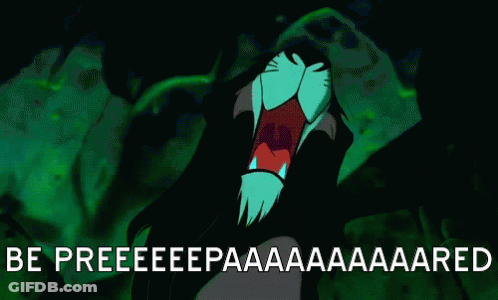 Scar Lion King Smiling Be Preeeeeepaaaaaaared GIF