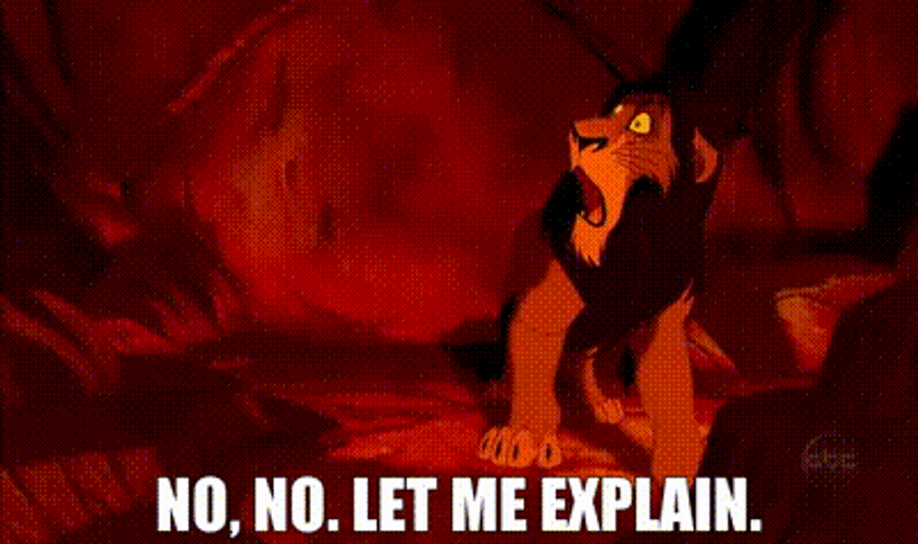 Scar Need To Do Explaining Lion King GIF