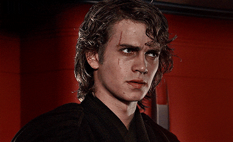 Scar On Face Anakin Skywalker GIF