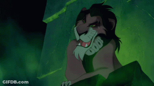 Scar Smiling With Teeth GIF