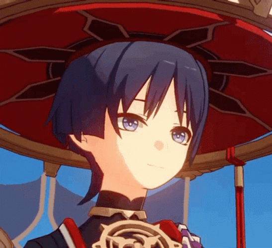 Scaramouche Wink Eyes GIF