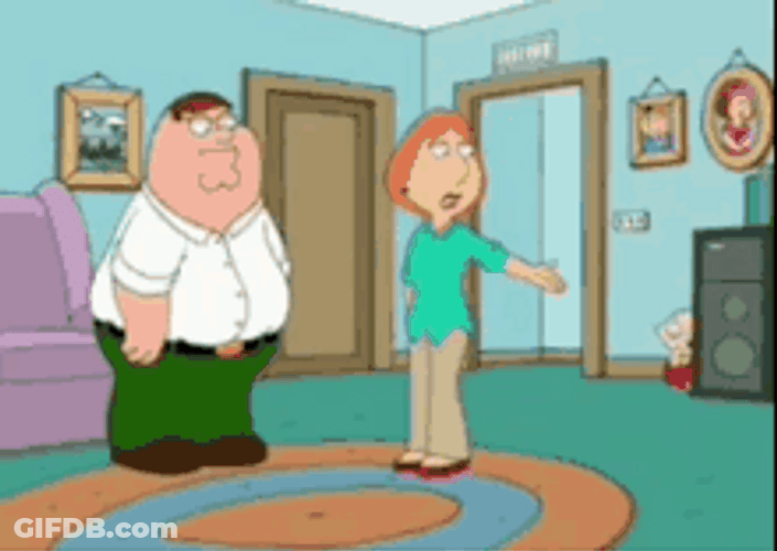 Scare Stewie Wheres My Money Family Guy Parents GIF