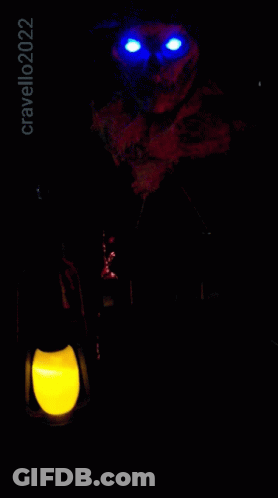 Scarecrow Holding Lantern From Me To You GIF