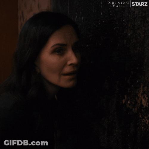 Scared Courtney Cox Meme GIF
