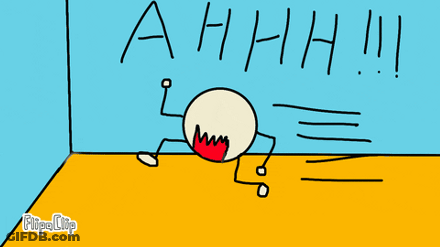 Scared Ghost Of Roach GIF