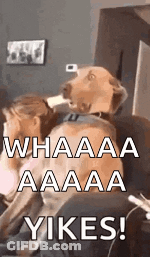 Scared GIF