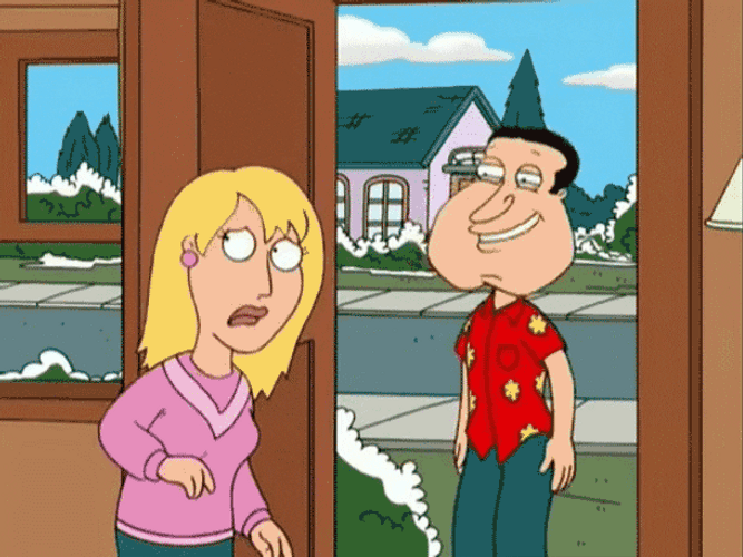 Scared Girl To Glen Giggity GIF