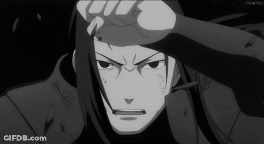 Scared Hashirama Senju GIF