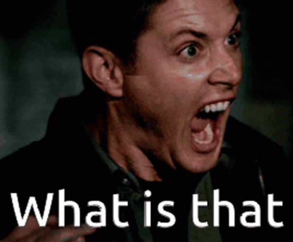 Scared Jensen Ackles What Is That Meme GIF