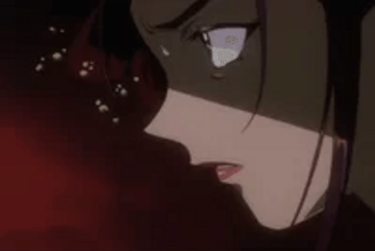 Scared Lip Bite Anime Faye Valentine GIF